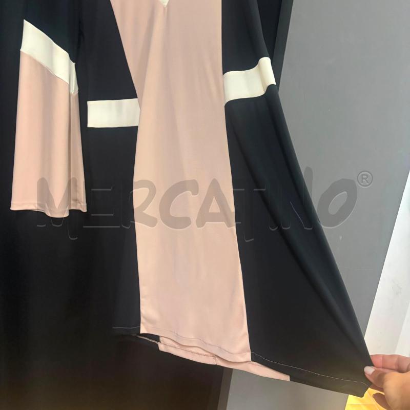 VESTITO DONNA RAFFAELLA D'ANGELO NERO ROSA  | Mercatino dell'Usato Carmagnola 2