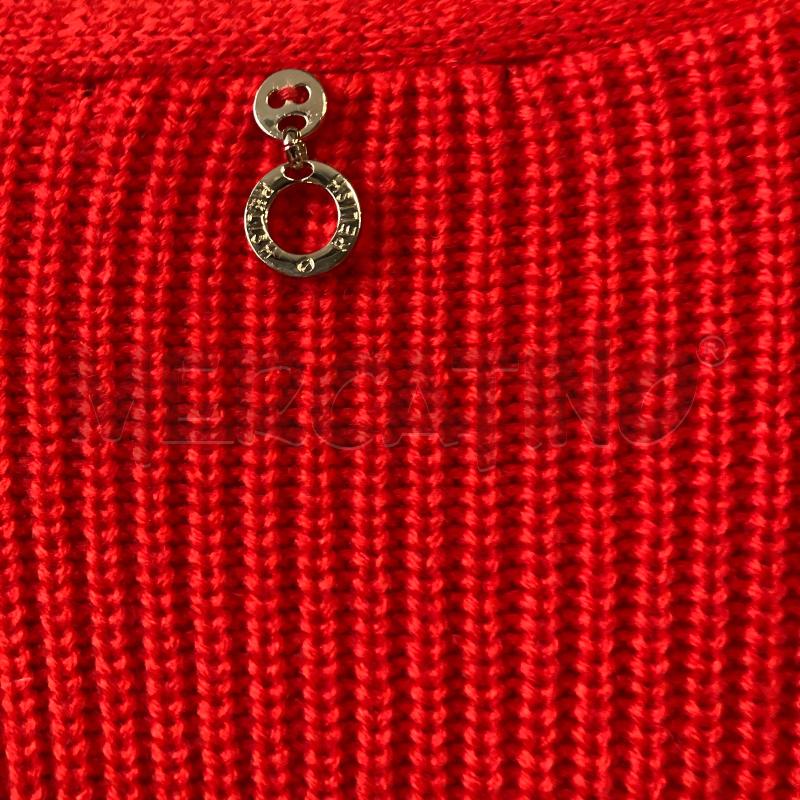 VESTITO DONNA ROSSO RELISH MAGLIA CATENA ORO | Mercatino dell'Usato Carmagnola 5