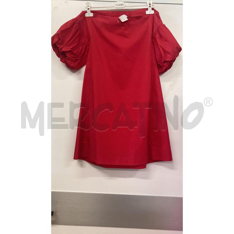 VESTITO DONNA ROSSO SOALLURE AMPIO MANICA PALLONCINO  | Mercatino dell'Usato Carmagnola 3