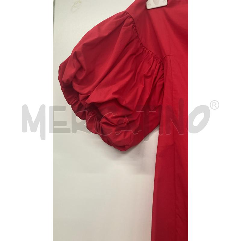 VESTITO DONNA ROSSO SOALLURE AMPIO MANICA PALLONCINO  | Mercatino dell'Usato Carmagnola 4