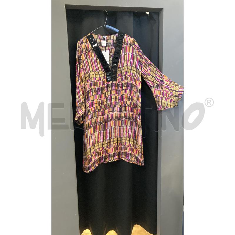 VESTITO DONNA VALERY SVOLLO PLACCHETTE NERE  | Mercatino dell'Usato Carmagnola 2