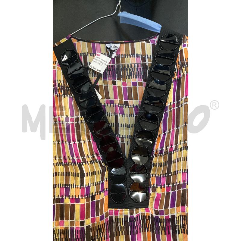 VESTITO DONNA VALERY SVOLLO PLACCHETTE NERE  | Mercatino dell'Usato Carmagnola 3