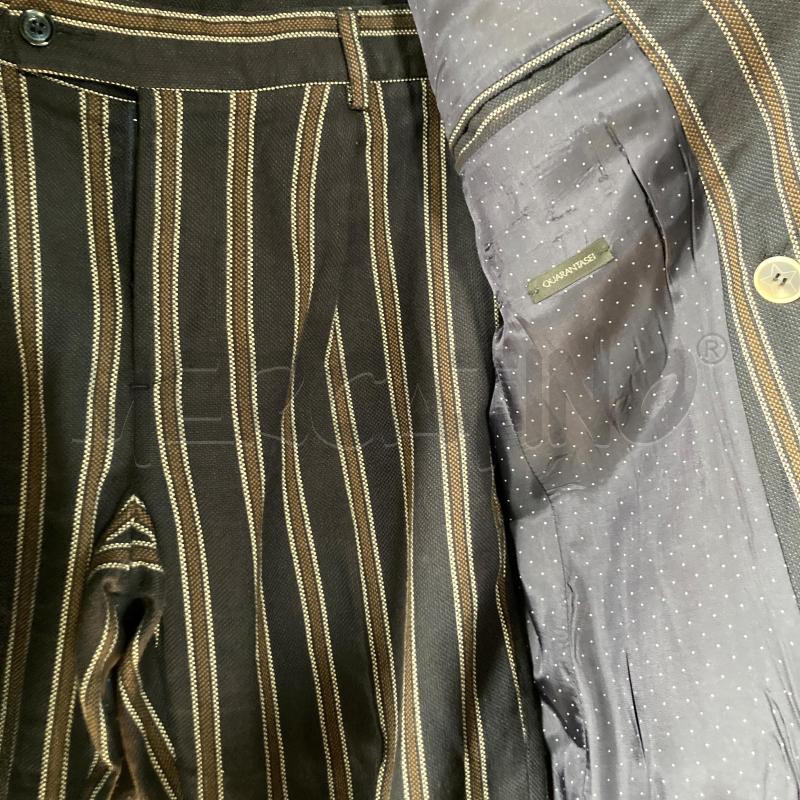 VESTITO UOMO BLU ALESSANDRINI GESSATO DOPPIO PETTO  | Mercatino dell'Usato Carmagnola 4
