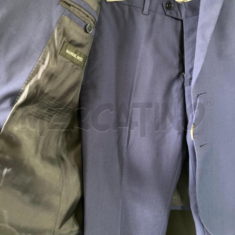 VESTITO UOMO BLU MANUEL RITZ  | Mercatino dell'Usato Carmagnola 5