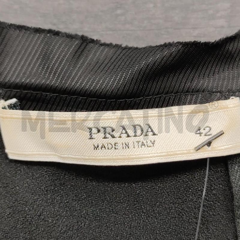 ABITO DONNA PRADA NERO SCOLLO V ROUGE | Mercatino dell'Usato Settimo torinese 3
