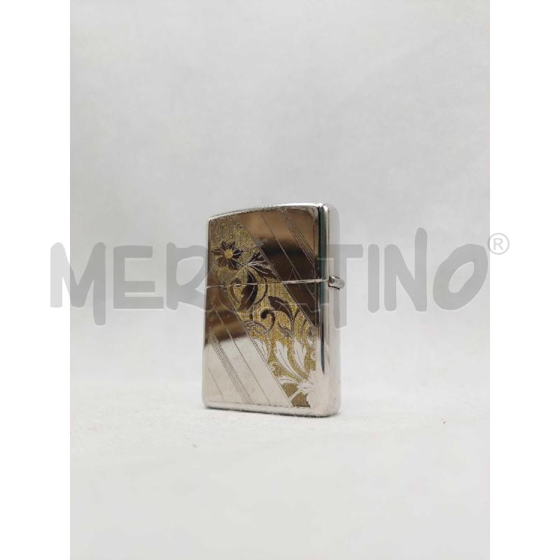 ACCENDINO DA COLLEZIONE ZIPPO 1992 DESIGN FLOREALE | Mercatino dell'Usato Settimo torinese 1