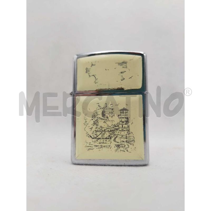 ACCENDINO DA COLLEZIONE ZIPPO SCRIMSHAW NAVE FARO | Mercatino dell'Usato Settimo torinese 1