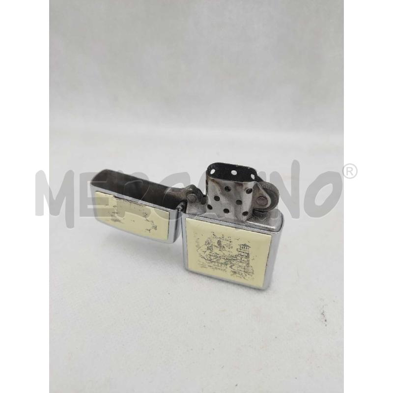ACCENDINO DA COLLEZIONE ZIPPO SCRIMSHAW NAVE FARO | Mercatino dell'Usato Settimo torinese 2