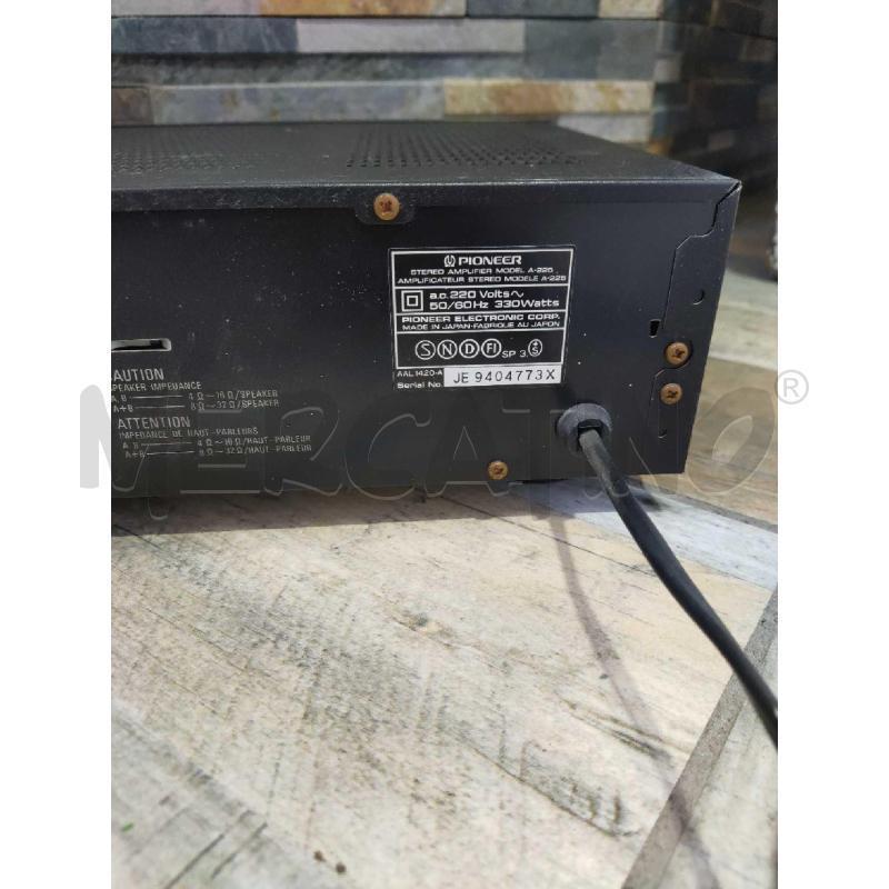 AMPLIFICATORE STEREO PIONEER - A-225 | Mercatino dell'Usato Settimo torinese 4