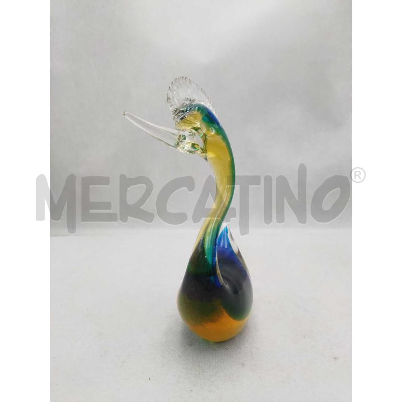 ANATRA VETRO MURANO VERDE E GIALLA | Mercatino dell'Usato Settimo torinese 2
