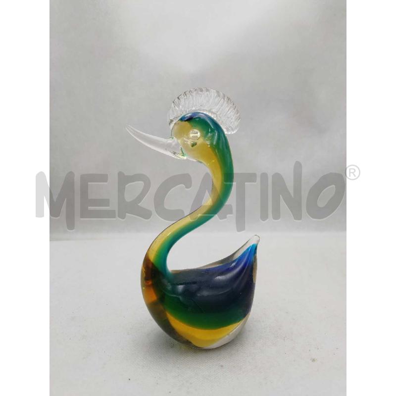 ANATRA VETRO MURANO VERDE E GIALLA | Mercatino dell'Usato Settimo torinese 3