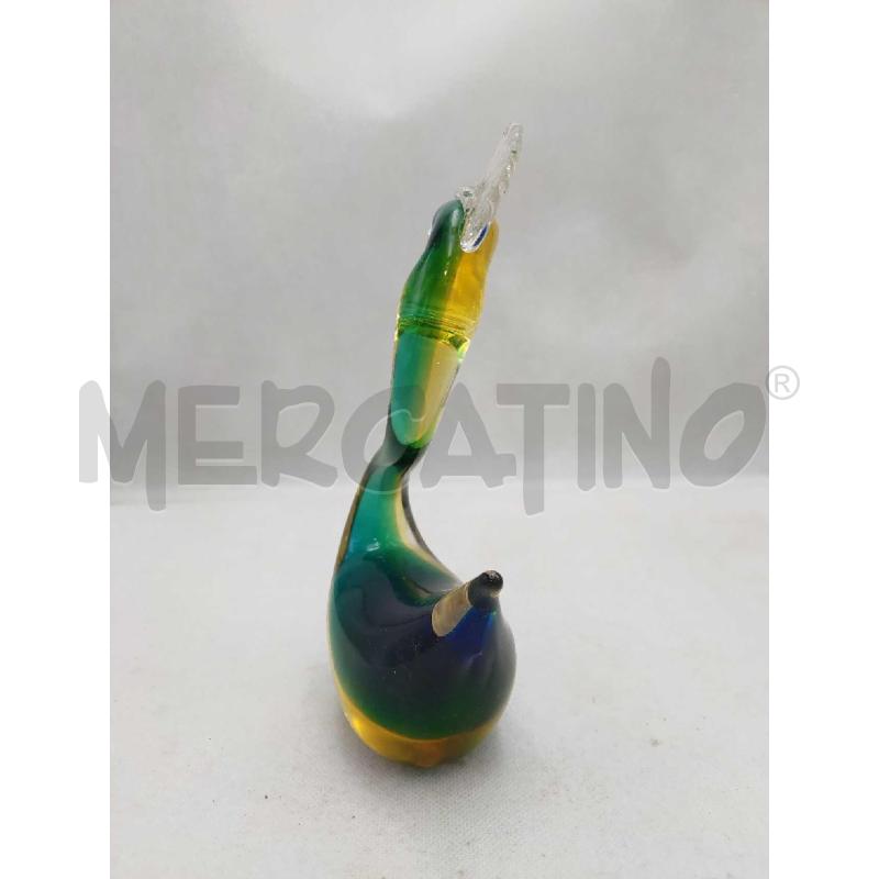 ANATRA VETRO MURANO VERDE E GIALLA | Mercatino dell'Usato Settimo torinese 4