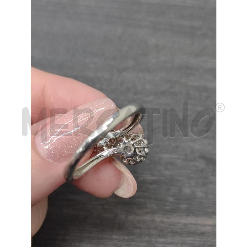 ANELLO DONNA A 2 CERCHI ZIRCONI | Mercatino dell'Usato Settimo torinese 2