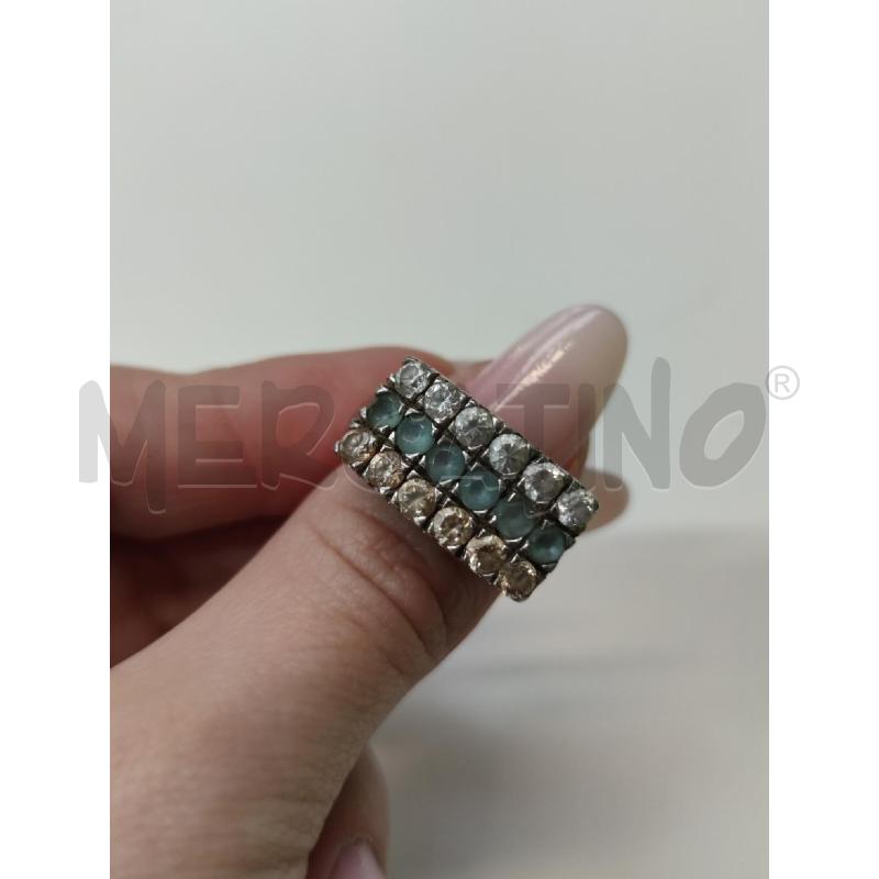 ANELLO DONNA A 3 FASCE ZIRCONI  | Mercatino dell'Usato Settimo torinese 2