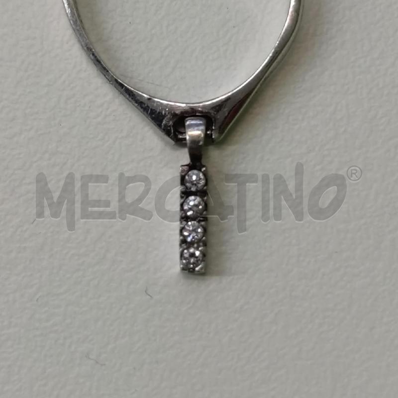 ANELLO DONNA A PENDENTE 4 ZIRCONCINI | Mercatino dell'Usato Settimo torinese 3