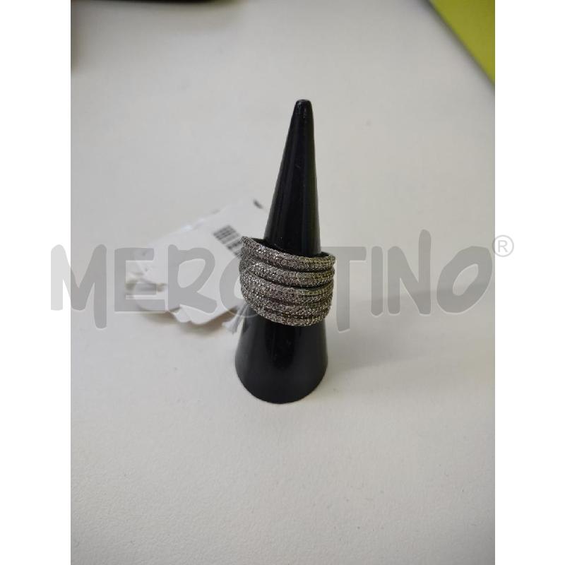 ANELLO DONNA FASCIA ZIRCONI A  | Mercatino dell'Usato Settimo torinese 1