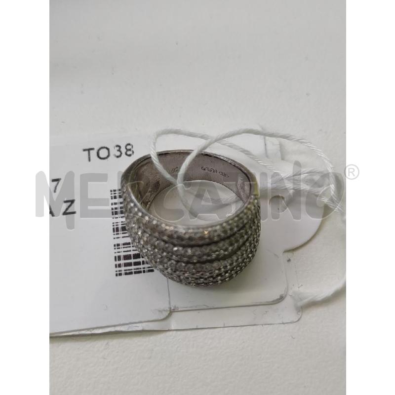 ANELLO DONNA FASCIA ZIRCONI A  | Mercatino dell'Usato Settimo torinese 2