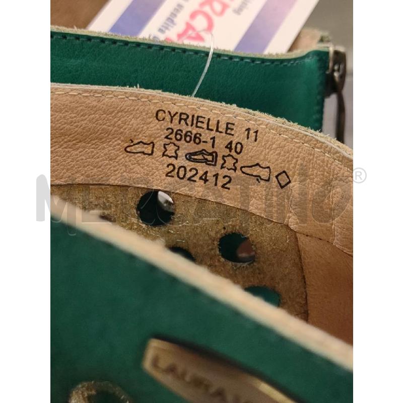 ANFIBI DONNA LAURA VITA PELLE VERDE TRAFORATI | Mercatino dell'Usato Settimo torinese 3