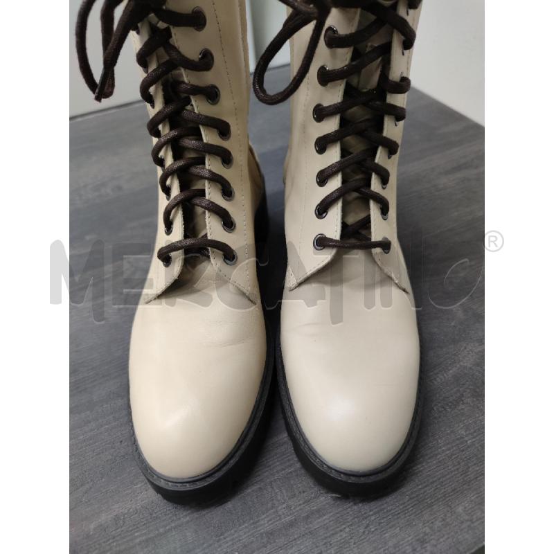 ANFIBI DONNA MASSIMO DUTTI BEIGE PELLE  | Mercatino dell'Usato Settimo torinese 3