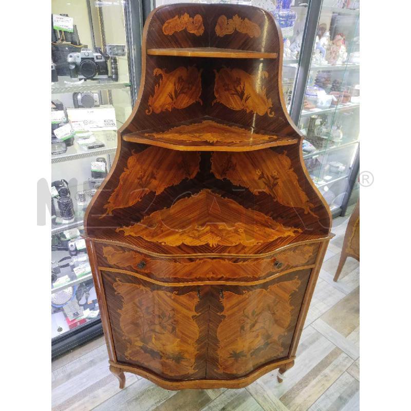 ANGOLIERA LEGNO INTARSIATO | Mercatino dell'Usato Settimo torinese 1