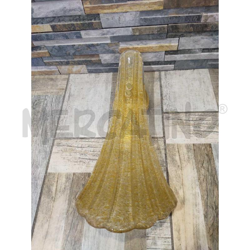 APPLIQUE FOGLIA VETRO MURANO DUE  | Mercatino dell'Usato Settimo torinese 2