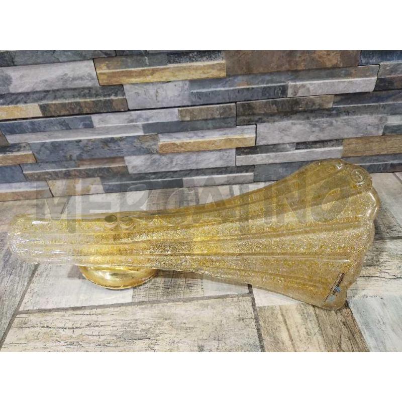 APPLIQUE FOGLIA VETRO MURANO DUE  | Mercatino dell'Usato Settimo torinese 3