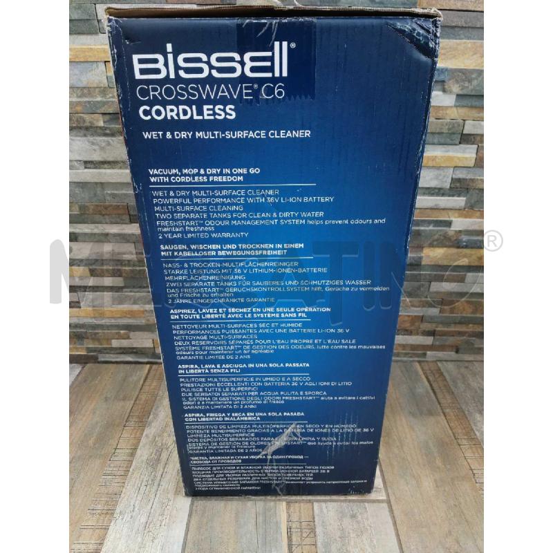 ASPIRA POLVERE BISSEL CROSSWAVE C6 | Mercatino dell'Usato Settimo torinese 3