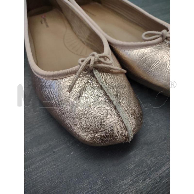 BALLERINA CLARKS PELLE ROSA LACCETTI | Mercatino dell'Usato Settimo torinese 3