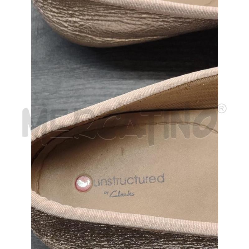 BALLERINA CLARKS PELLE ROSA LACCETTI | Mercatino dell'Usato Settimo torinese 4