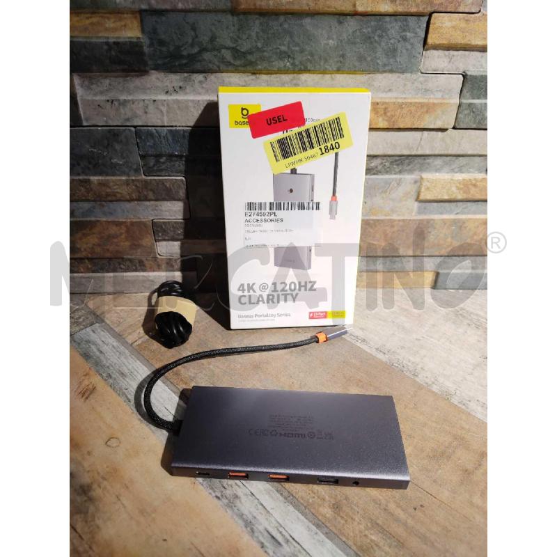 BASEUS PORTALJOY 13 IN 1 USB-C HUB | Mercatino dell'Usato Settimo torinese 1