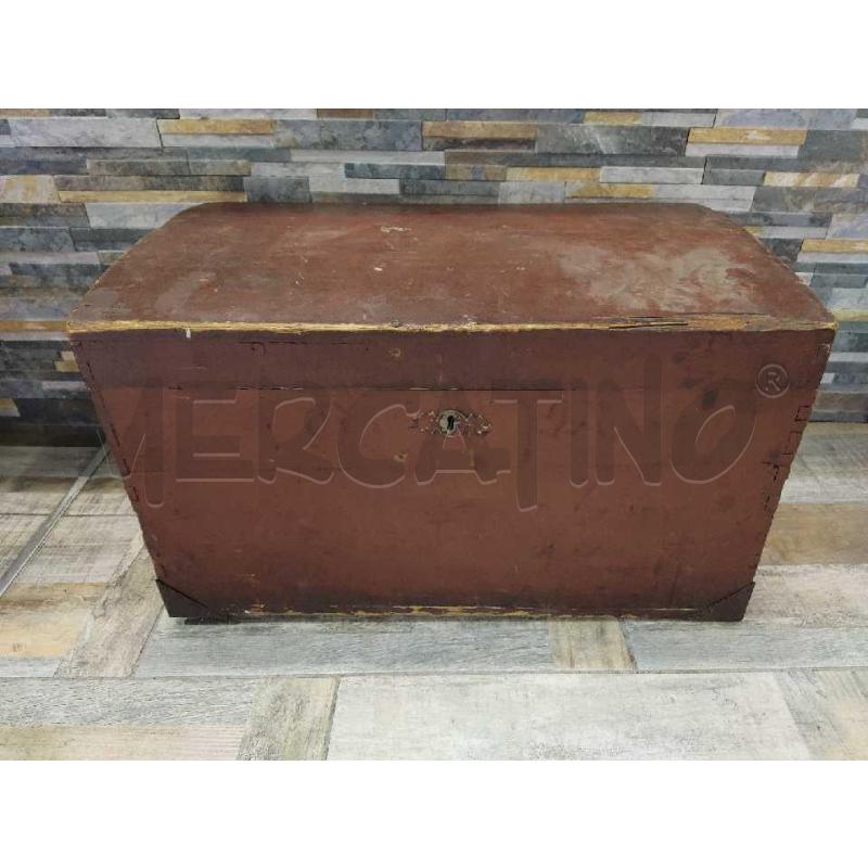 BAULE IN LEGNO ANNI 40  | Mercatino dell'Usato Settimo torinese 1