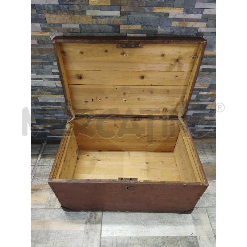 BAULE IN LEGNO ANNI 40  | Mercatino dell'Usato Settimo torinese 2