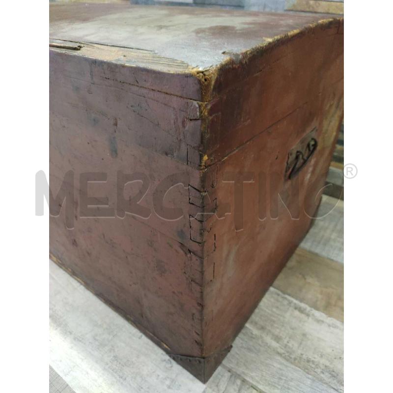 BAULE IN LEGNO ANNI 40  | Mercatino dell'Usato Settimo torinese 3