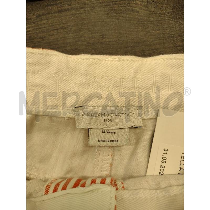 BERMUDA RAGAZZINO/A STELLA MCCARTNEY RIGHE ROSSE  | Mercatino dell'Usato Settimo torinese 3