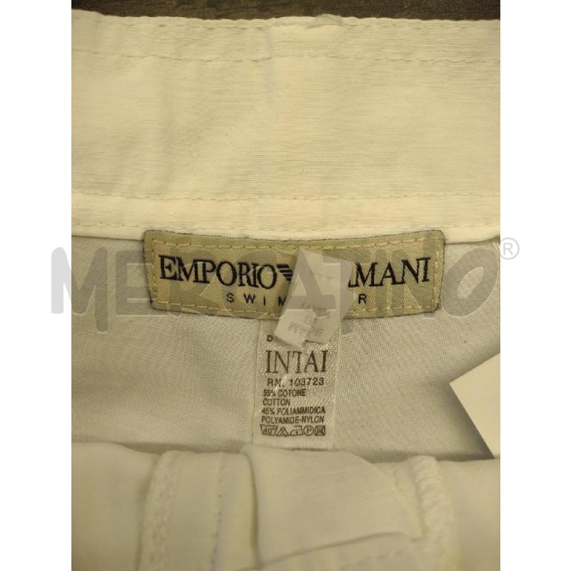 BERMUDA UOMO EMPORIO ARMANI SWIMWEAR BIANCO | Mercatino dell'Usato Settimo torinese 3