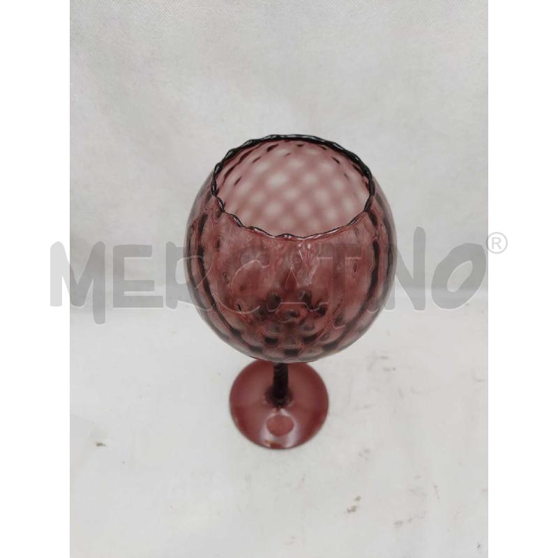 BICCHIERE VIOLA AMETISTA | Mercatino dell'Usato Settimo torinese 2