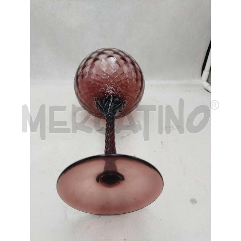 BICCHIERE VIOLA AMETISTA | Mercatino dell'Usato Settimo torinese 3