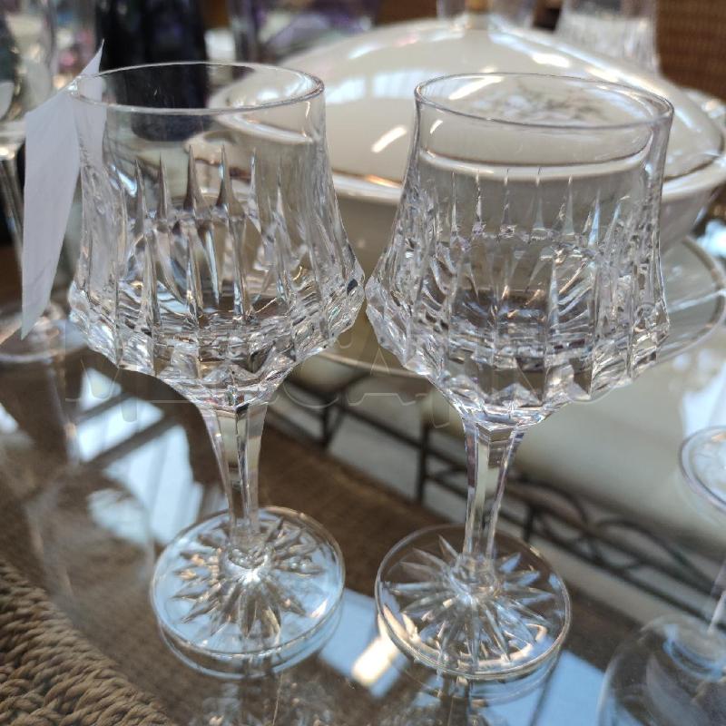 BICCHIERI SET DA6 CRISTALLO  | Mercatino dell'Usato Settimo torinese 1