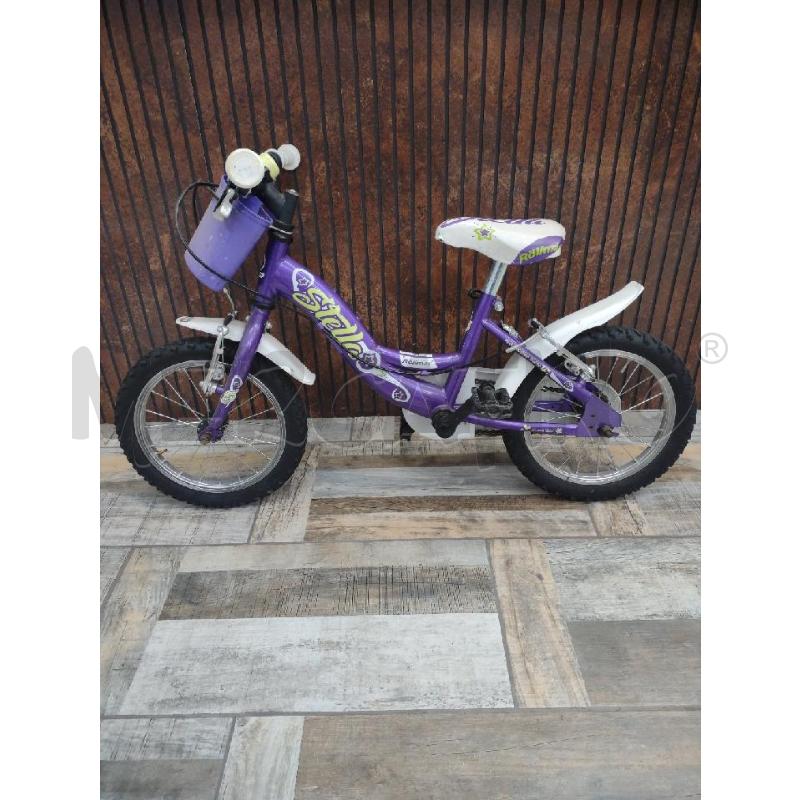 BICICLETTA BAMBINA ROLLMAR VIOLA STELLA | Mercatino dell'Usato Settimo torinese 1