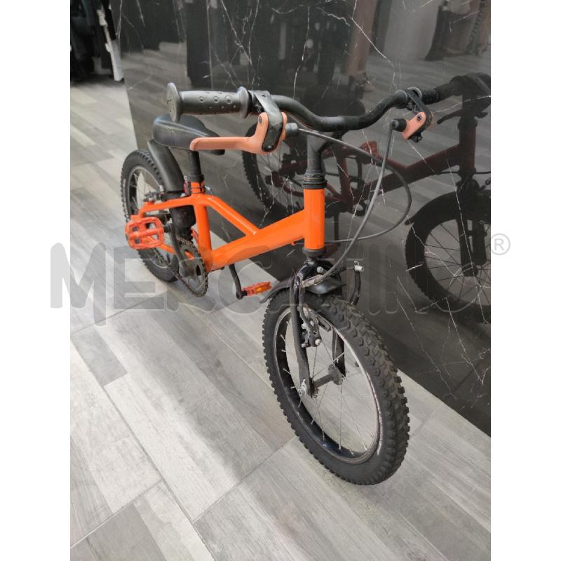 BICICLETTA BAMBINO BTWIN ARANCIONE 16  | Mercatino dell'Usato Settimo torinese 1
