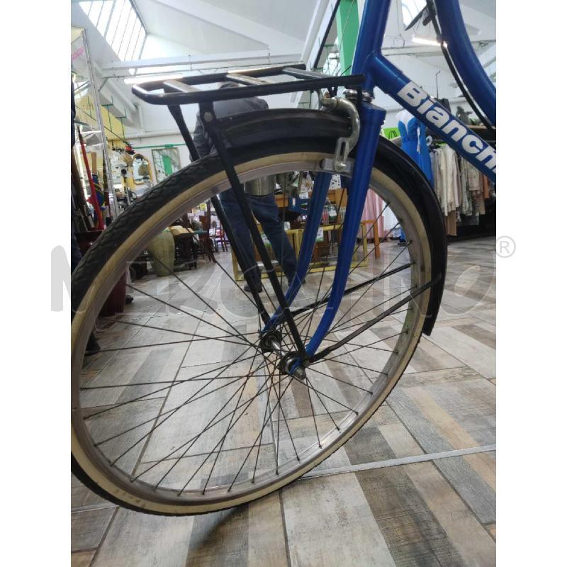 BICICLETTA DONNA BIANCHI BLUETT MODELLO OLANDESE DIAMETRO 26 | Mercatino dell'Usato Settimo torinese 3