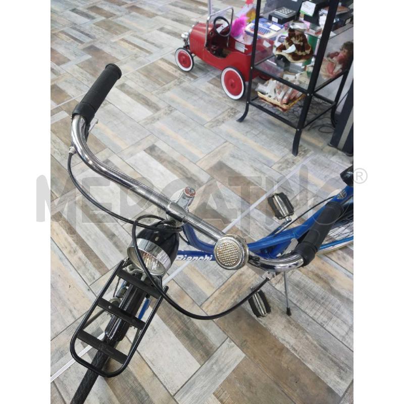 BICICLETTA DONNA BIANCHI BLUETT MODELLO OLANDESE DIAMETRO 26 | Mercatino dell'Usato Settimo torinese 4