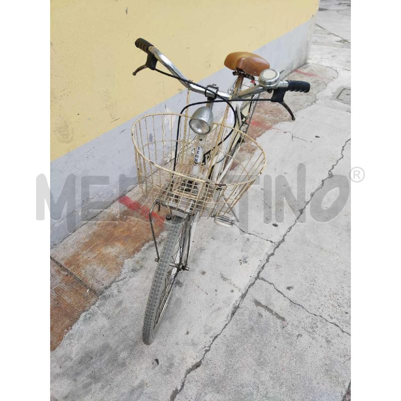 BICICLETTA DONNA FLORY BIANCA CON CESTINO  | Mercatino dell'Usato Settimo torinese 2