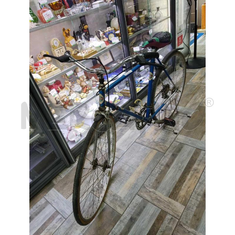 BICICLETTA UOMO MAZZUCCHELLI AZZURRA CON CAMBIO | Mercatino dell'Usato Settimo torinese 2