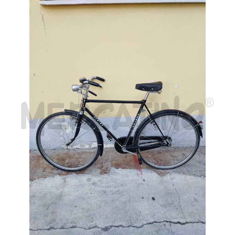 BICICLETTA UOMO NERA PERINA FRENI A BACCHETTA | Mercatino dell'Usato Settimo torinese 1