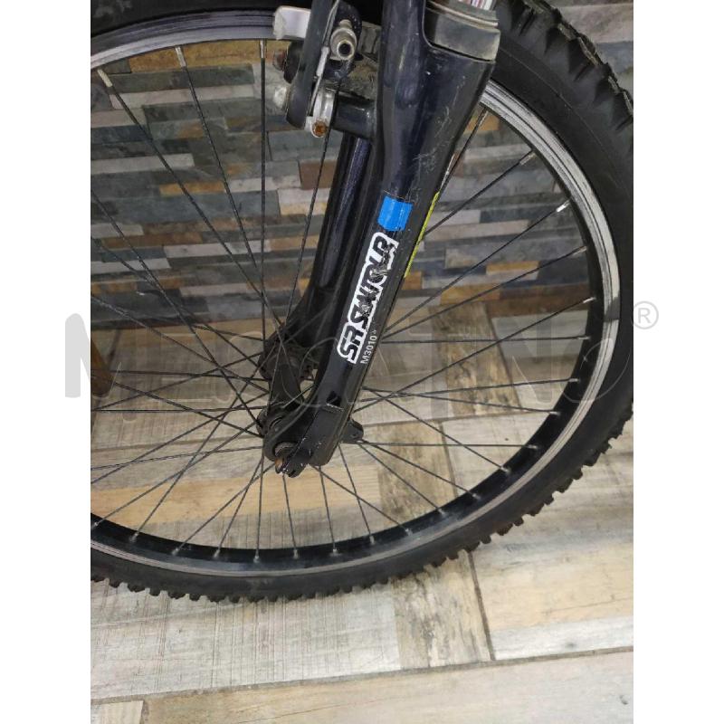 BICICLETTA UOMO  NORBEA AZZURRA E NERA  DA 24 | Mercatino dell'Usato Settimo torinese 3