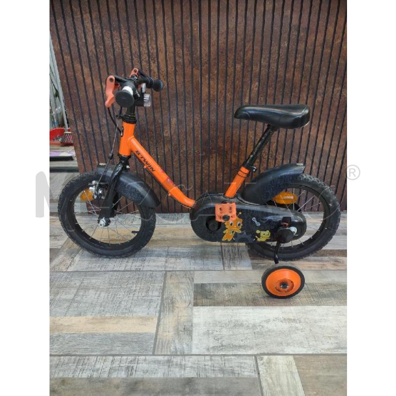 BICICLETTINA BAMBINO BTWIN ROBOT 500 ARANCIONE | Mercatino dell'Usato Settimo torinese 1