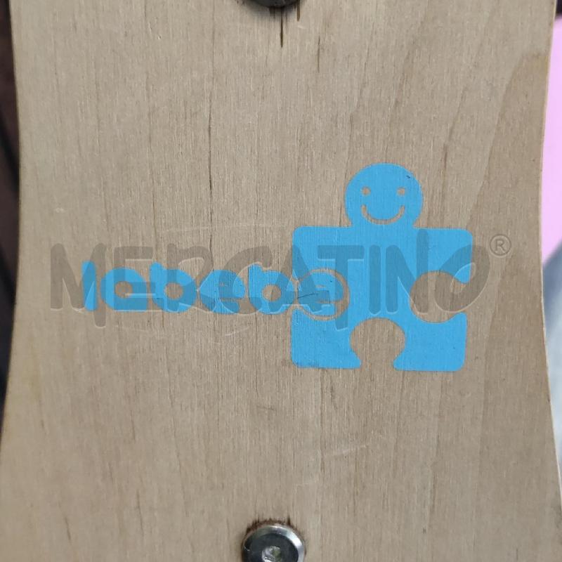 BICICLETTINA BAMBINO LABEBE LEGNO ROSA | Mercatino dell'Usato Settimo torinese 3