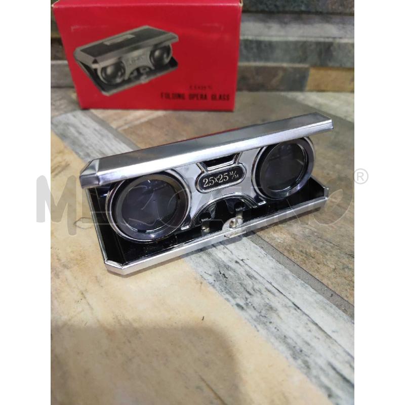 BINOCOLO PORTATILE D'EPOCA DA TEATRO CON SCATOLA FOLDING OPERA GLASS | Mercatino dell'Usato Settimo torinese 2