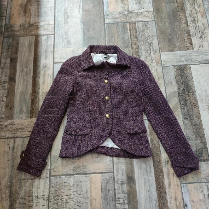 BLAZER DONNA MANILA GRACE MISTO LANA VIOLA BOTT DORATI | Mercatino dell'Usato Settimo torinese 1